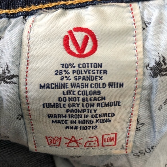 Vigoss jeans dark wash SZ 13/14 W and 32  L - Picture 7 of 7